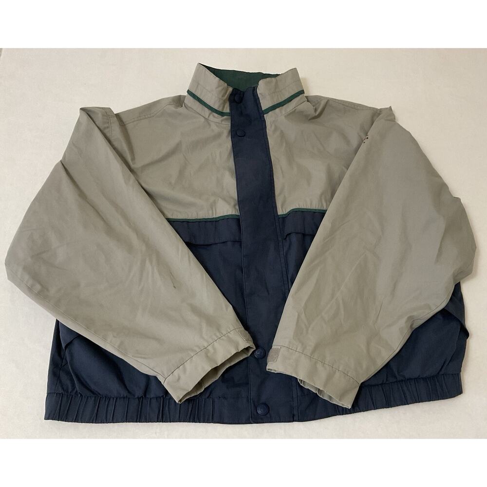 Members Only Mariner Jacket Mens 2XL WIth Embridery Emblem Full Zip & Button